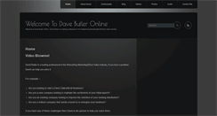 Desktop Screenshot of davebutleronline.com
