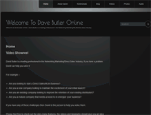 Tablet Screenshot of davebutleronline.com